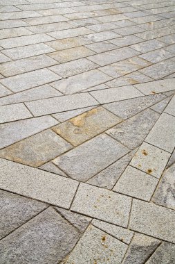 tuğla legnano sokak lombardy İtalya çinilerini ve mermer varese soyut kaldırım