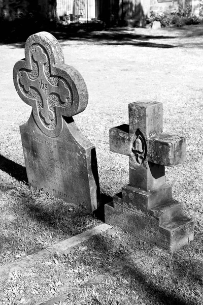 In  south africa   antique  grave cemetery — Stock Photo, Image