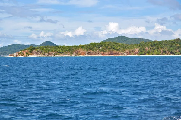 A view from  boat  and the pacific ocean — Stock Photo, Image