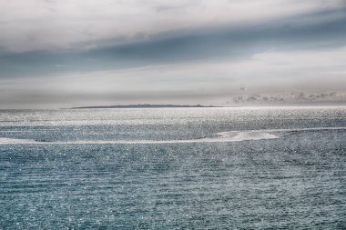 Ümit Burnu ve ışık da Güney Afrika kıyı şeridi Hint Okyanusu'nda bulanıklık