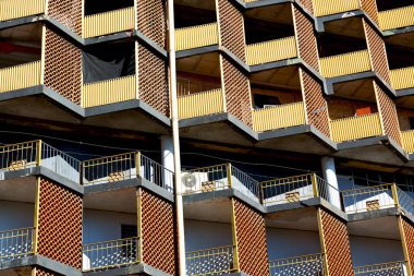 Güney Afrika eski terasında şehir merkezinde