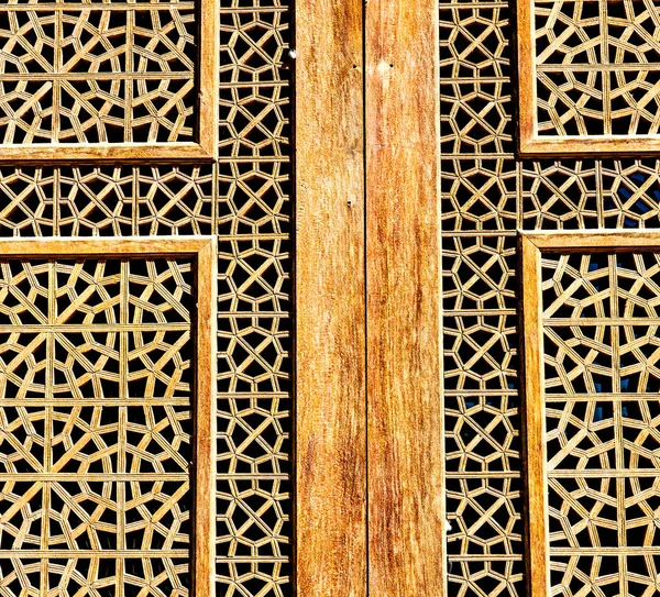 Borrão Entrada Porta Antiga Iran Alça Decorativa Para Fundo — Fotografia de Stock