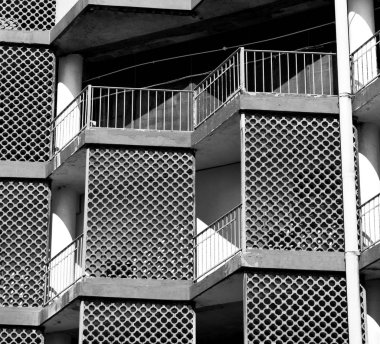 Güney Afrika eski terasında şehir merkezinde