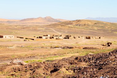 Sahara Afrika Fas eski inşaat ve tarihsel 