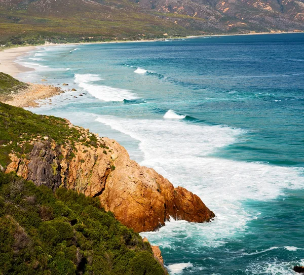 In south africa coastline indian     ocean — Stock Photo, Image