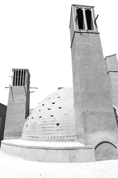 V Írán yazd staré věže větru — Stock fotografie