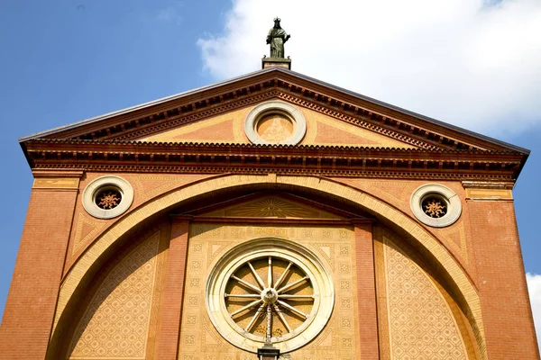 Rose window  italy  lombard  the lonate ceppino — Stock Photo, Image