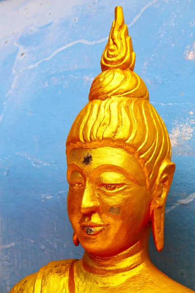 Golden Siddhartha Temple Bangkok Thailand Asia Gold Step Wat Palaces — Stock Photo, Image