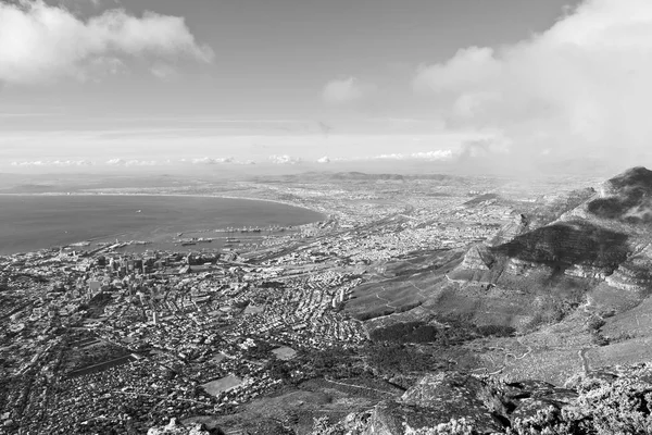 In Zuid-Afrika skyline van de stad van berg — Stockfoto