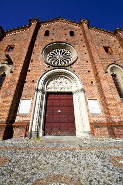 Castiglione olona kilise varese İtalya eski duvar çan kulesi 