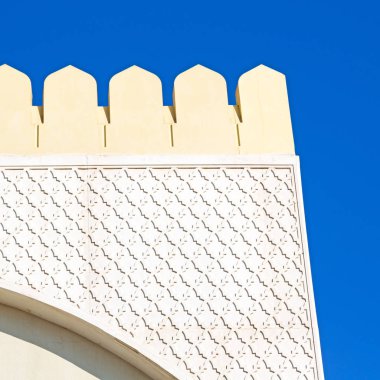 Umman muscat büyük cami duvarına