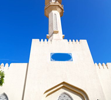 Umman muscat oteli eski Camii Minare ve din gökyüzü temizleyin