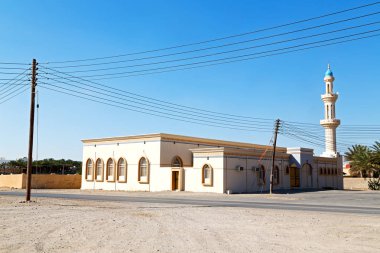 Umman muscat oteli eski Camii Minare ve din gökyüzü temizleyin