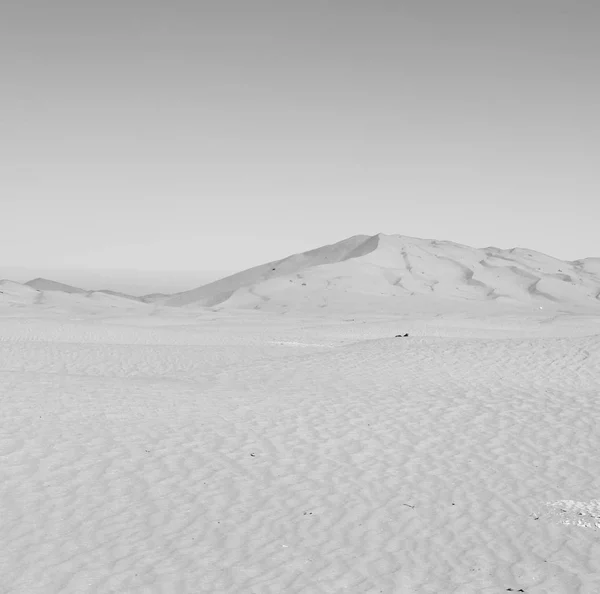 Barrio Vacío Duna Arena Aire Libre Oman Viejo Desierto Frotar —  Fotos de Stock