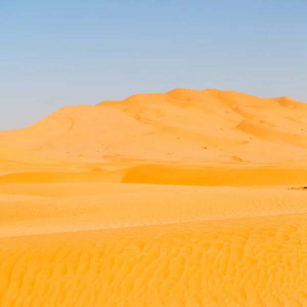 In oman oude desert rub al khali de lege kwartaal en buiten — Stockfoto