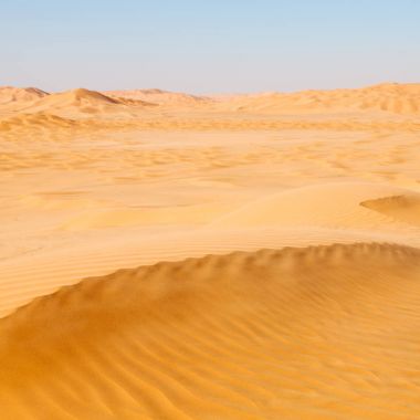 En düşük rub al hali boş çeyrek ve açık Umman eski çöl 