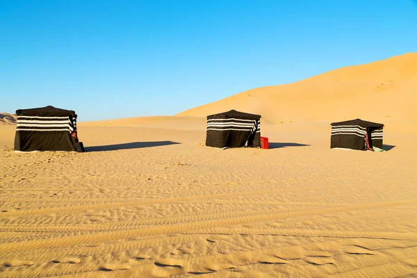 Dans oman la tente du peuple berbère — Photo