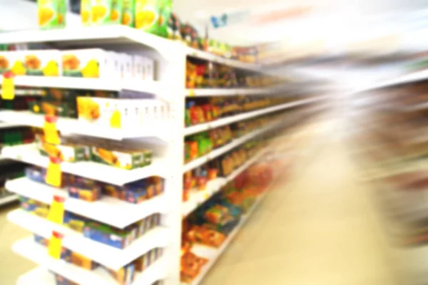 In iran astratto supermercato sfocato — Foto Stock