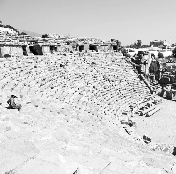 Archéologie théâtre en myre dinde europe vieille nécropole romaine — Photo