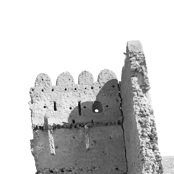 Fuerte Cielo Batalla Ladrillo Estrella Oman Moscatel Viejo Defensivo —  Fotos de Stock
