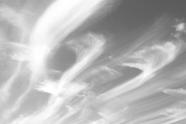 Umman kabarık bulutlu gökyüzü ve boş yer