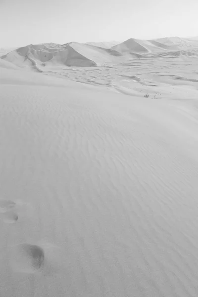 Em oman velho deserto esfregar al khali o quarto vazio e ao ar livre — Fotografia de Stock