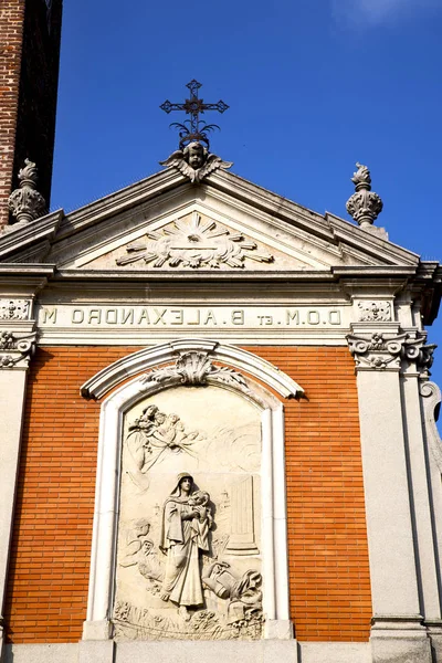 Rozeta Lombardie Itálie v mercallo staré věži — Stock fotografie