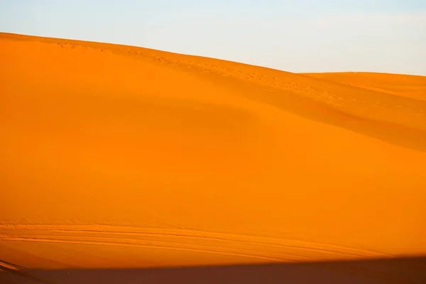 Luz Sol Deserto Areia Morocco Duna — Fotografia de Stock