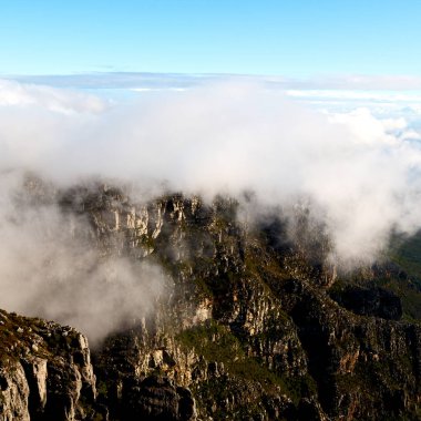  Güney Afrika'dan içinde panoramik Masa Dağı 