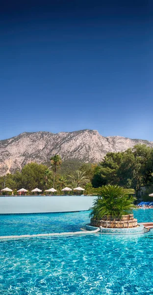 In turkey resort piscina vacanza di lusso — Foto Stock