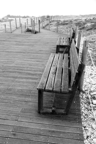 V Jižní Africe beach chodník v blízkosti Indického oceánu — Stock fotografie