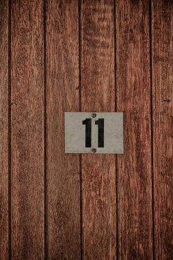 Afrika plaka ve ahşap arka plan gibi  