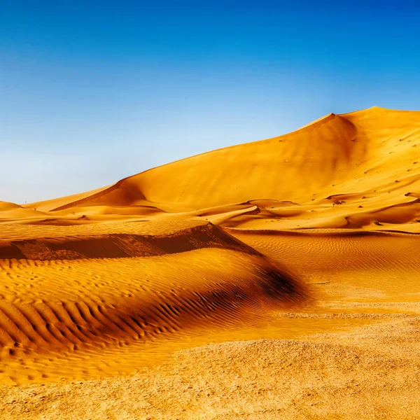 En oman viejo desierto frotar al khali el cuarto vacío y al aire libre — Foto de Stock