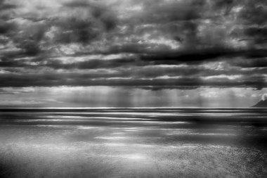    Güney Afrika kıyı şeridi ve ışık