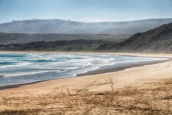Desenfoque Sudáfrica Cielo Océano Tsitsikamma Reserva Naturaleza Playa — Foto de Stock