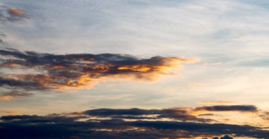  Filipinler soyut bulut ve günbatımı  