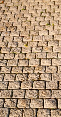 Güney Afrika soyut kaldırım eski steet ve renklerde