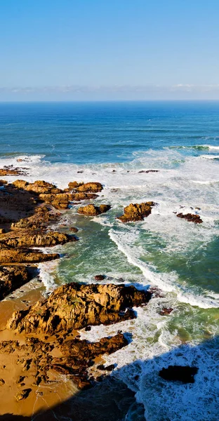Розмитість Південній Африці Небо Океан Заповідник Цицикамма Природа Камінь — стокове фото
