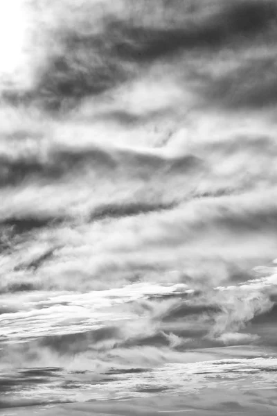 In oman the fluffy cloudy sky and empty space — Stock Photo, Image