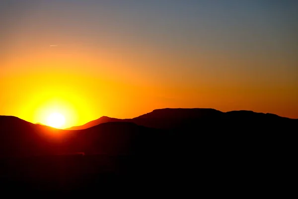 南アフリカ共和国の抽象的な雲と夕日 — ストック写真