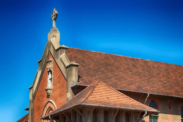 Rozostření Jižní Africe Starý Kostel Centru Města Durban Náboženství Budování — Stock fotografie
