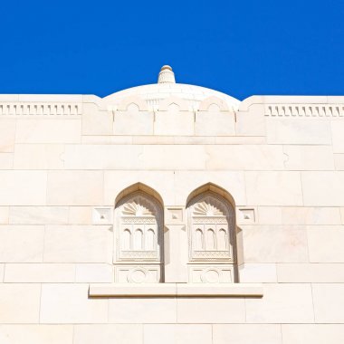 Umman muscat büyük cami duvarına