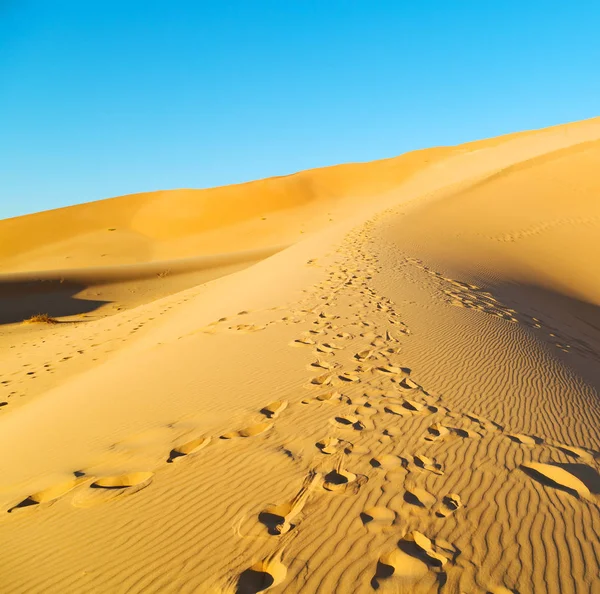 En oman viejo desierto frotar al khali el cuarto vacío y al aire libre — Foto de Stock