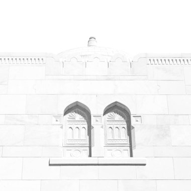 Umman muscat büyük cami duvarına