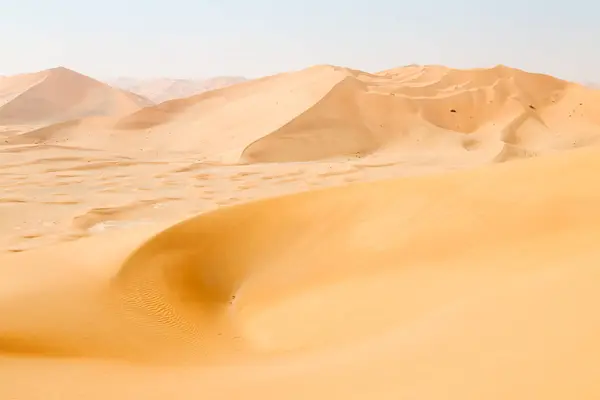 In oman oude desert rub al khali de lege kwartaal en buiten — Stockfoto