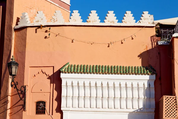 Fas Afrika eski colorated ve karo zemin seramik abst doğrultusunda