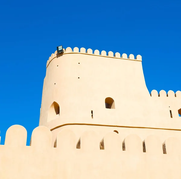 In oman muscat die alte wehrfestung battlesment sky a — Stockfoto