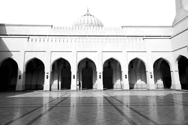 Minaret Religion Clear Sky Oman Muscat Old Mosque — Stock Photo, Image