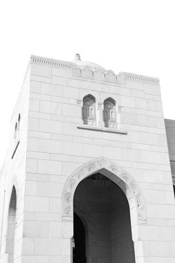 Umman muscat büyük cami duvarına