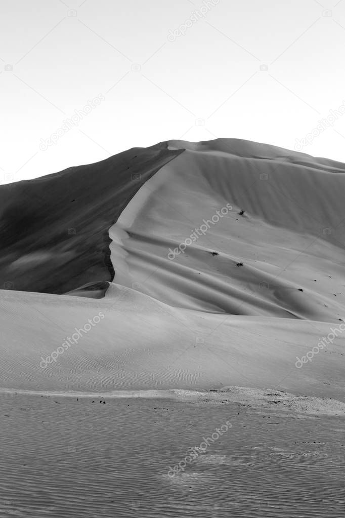 in oman old desert  rub al khali the empty  quarter and outdoor 